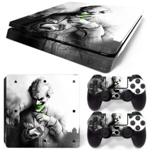 Batman: Arkham Asylum Joker Black Art PS4 Slim Skin Sticker Decal