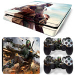 Star Wars: Boba Fett Art PS4 Slim Skin Sticker Cover