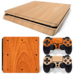 Wooden Texture PS4 Slim Skin Sticker Decal