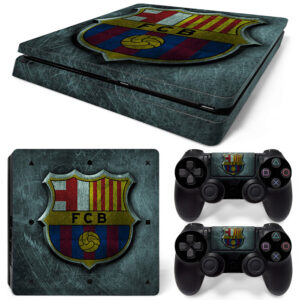 FC Barcelona Symbol Art PS4 Slim Skin Sticker Cover Design 1