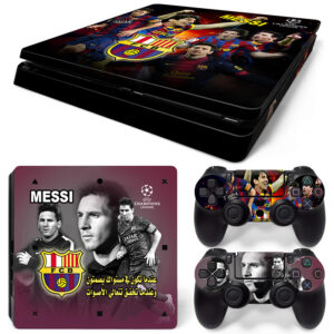 Lionel Messi PS4 Slim Skin Sticker Decal Design 3