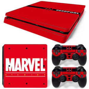 Deadpool Marvel Comics PS4 Slim Skin Sticker Decal