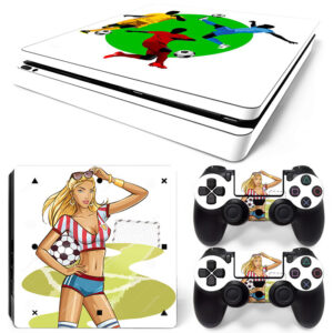 Soccer Players Anime Art PS4 Slim Skin Sticker Decal