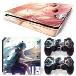 Anime Hatsune Miku Art PS4 Slim Skin Sticker Cover