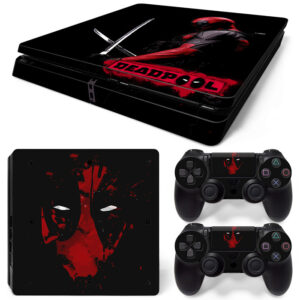 Deadpool Eyes Art PS4 Slim Skin Sticker Cover