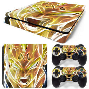 Dragon Ball Z Super Saiyan Majin Vegeta PS4 Slim Skin Sticker Cover