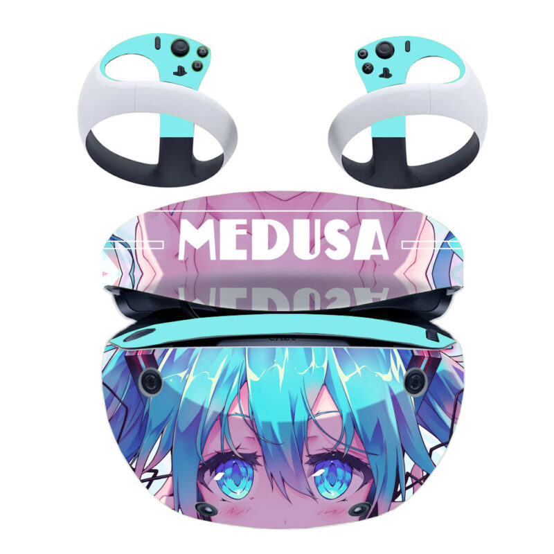 Hatsune Miku Medusa PS VR2 Skin Sticker Decal