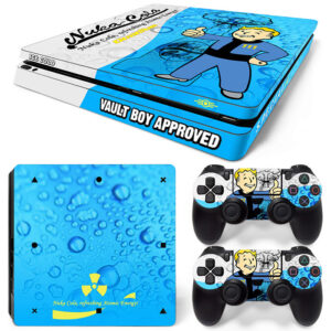 Nuka Cola Vault Boy Approved PS4 Slim Skin Sticker Cover