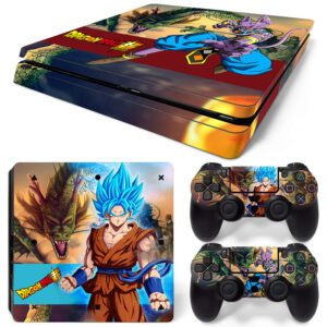 Dragon Ball Super PS4 Slim Skin Sticker Decal Design 1