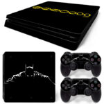 Batman Silhouette And Symbol PS4 Slim Skin Sticker Decal