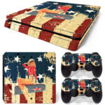 Lady Luck Bombs Away PS4 Slim Skin Sticker Decal