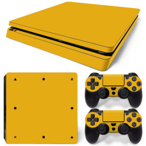 Yellow Skin Sticker For PS4 Slim