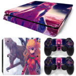 Asuka Soryu Langley PS4 Slim Skin Sticker Decal