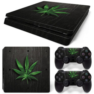 Marijuana Leaf PS4 Slim Skin Sticker Decal