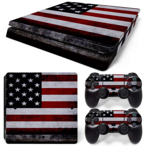 Flag Of The United States Art PS4 Slim Skin Sticker Decal