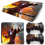 Iron Man Marvel Art PS4 Slim Skin Sticker Cover