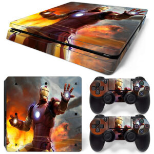 Iron Man Marvel Art PS4 Slim Skin Sticker Cover