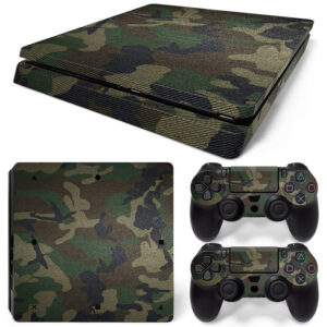 Camo Windham Green Fabrics PS4 Slim Skin Sticker Decal