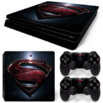 Superman Symbol Skin Sticker For PS4 Slim