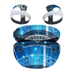 Abstract Technology Digital PS VR2 Skin Sticker Cover