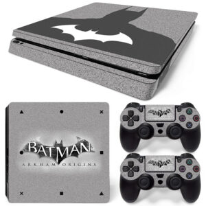 Batman: Arkham Origins Symbol Black Art PS4 Slim Skin Sticker Decal