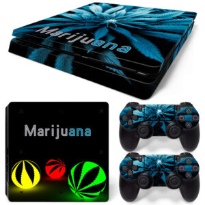 Marijuana PS4 Slim Skin Sticker Decal