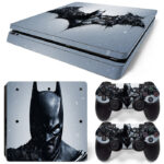 The Batman Face And Symbol PS4 Slim Skin Sticker Decal