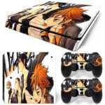 Haikyuu Anime Karasuno Hinata Kageyama Tanaka Art PS4 Slim Skin Sticker Cover