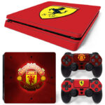 Manchester United Symbol Red PS4 Slim Skin Sticker Cover