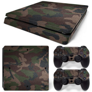 Camo Windham Brown Fabrics PS4 Slim Skin Sticker Decal