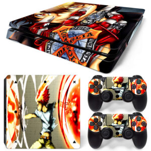 Sawada Tsunayoshi X Burner Anime Art PS4 Slim Skin Sticker Cover