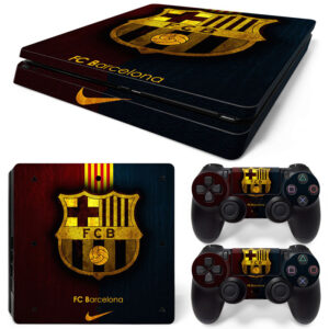 FC Barcelona Symbol PS4 Slim Skin Sticker Cover Design 2