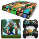 Minecraft Is Enough PS4 Slim Skin Sticker Cover Design 2