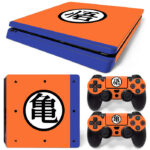 Dragon Ball Z Kame Symbol PS4 Slim Skin Sticker Cover