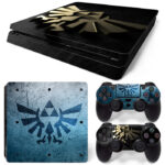 The Legend Of Zelda Symbol PS4 Slim Skin Sticker Cover Design 1