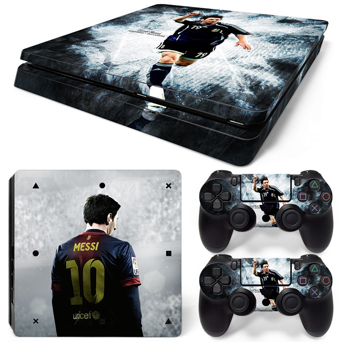 Lionel Messi Art PS4 Slim Skin Sticker Decal