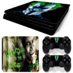 Batman: Arkham Asylum Joker Face Art PS4 Slim Skin Sticker Cover