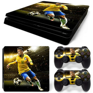 Neymar Brazil Art PS4 Slim Skin Sticker Decal