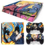 Full Metal Alchemist Roy Mustang Vs Edward PS4 Slim Skin Sticker Cover