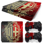 A.C Milan 1899 PS4 Slim Skin Sticker Decal Design 1