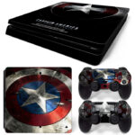 Captain America: The First Avenger Skin Sticker For PS4 Slim