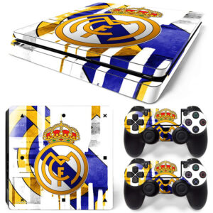 Real Madrid Symbol Abstract PS4 Slim Skin Sticker Decal