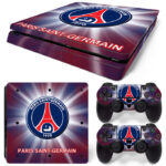 Paris Saint- Germain Symbol Art PS4 Slim Skin Sticker Cover