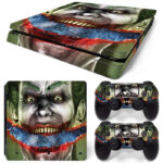 Batman: Arkham Asylum Joker Face Art PS4 Slim Skin Sticker Decal