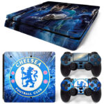 Chelsea F.C. Players And Symbol Art PS4 Slim Skin Sticker Decal