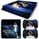 Cristiano Ronaldo And Real Madrid Symbol PS4 Slim Skin Sticker Decal