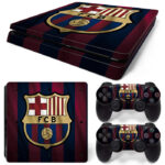 FC Barcelona Symbol Art PS4 Slim Skin Sticker Cover