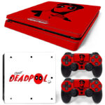 Deadpool Title Art PS4 Slim Skin Sticker Decal