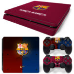 FCB Força Barça PS4 Slim Skin Sticker Cover