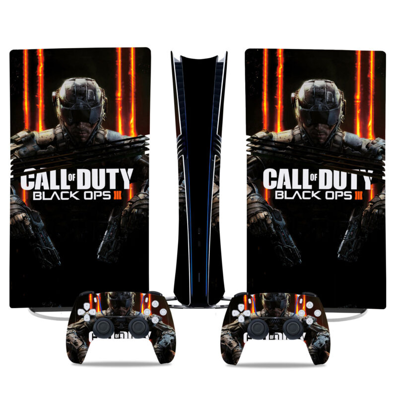 Epic Call Of Duty Black Ops III PS5 Pro Skin Sticker – Ultimate Console & Controller Wrap